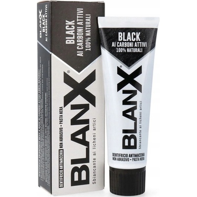 BlanX Bieliaca s aktívnym čiernym uhlím 75 ml