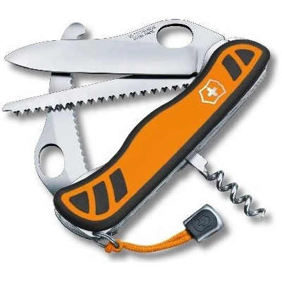 VICTORINOX - Velký kapesní nůž Hunter XT Grip, 6 funkcí, oranžová 0.8341.MC9