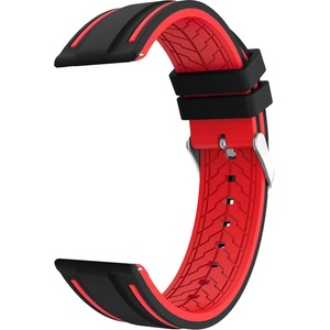 Trender СИЛИКОНОВА КАИШКА TRENDER TR-GM22BKRD 22 mm GAMER BLACK/RED (3822132275180)