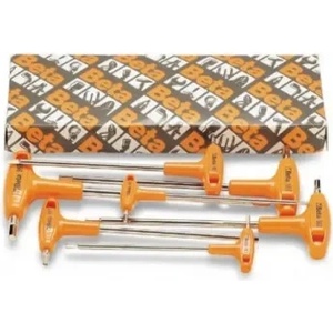 BETA TOOLS Комплект шестограми с Т- образна дръжка, 96T/S5P, Beta Tools (000960946)