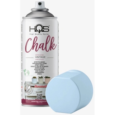 HQS farba v spreji efekt kriedy 400 ml bledo modrá