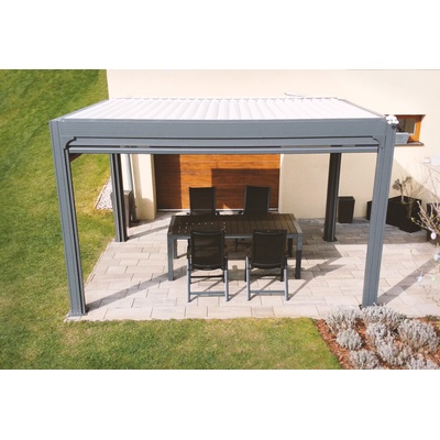 Texim Bioklimatická pergola NOELA PREMIUM 3x4m antracit