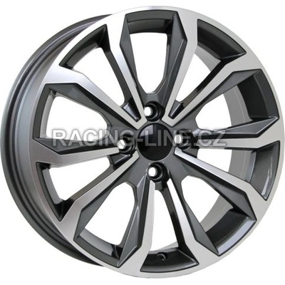 Arceo DY1486 6,5x16 4x100 ET35 grey polished