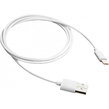 CANYON Type C USB Standard cable, 1M, White (AS-CNE-USBC1W)
