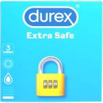  Презервативи, допълнителна защита, 3 броя - Durex Extra Safe (DUREX02102)