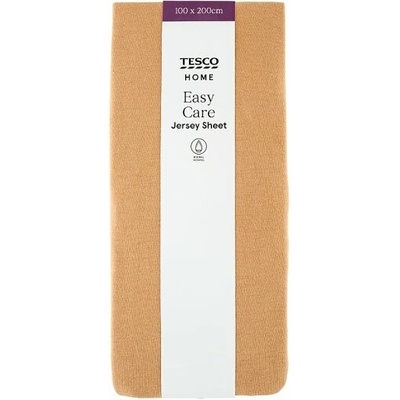 Tesco Home Easy Care Mocha plachta 100x200