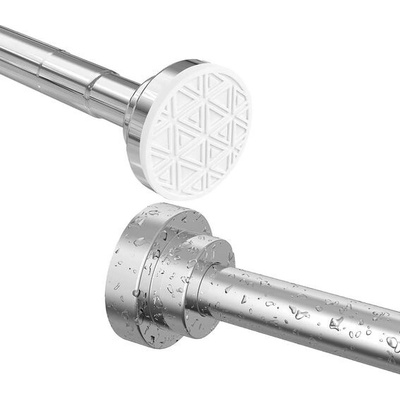 Záclonová tyč Kongming bez vrtání 48-200 cm, teleskopická záclonová tyč, tyč na sprchový závěs – Zboží Mobilmania