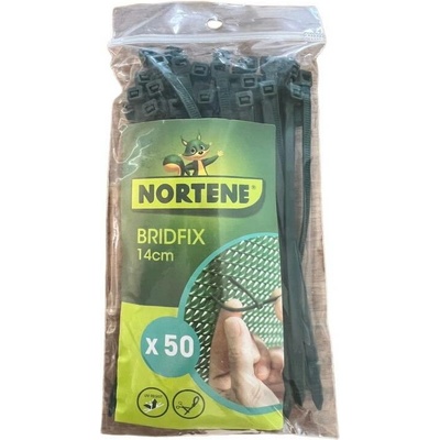 Stahovací pásky pro umělé ploty 3,2 mm x 14 cm, 50ks zelené