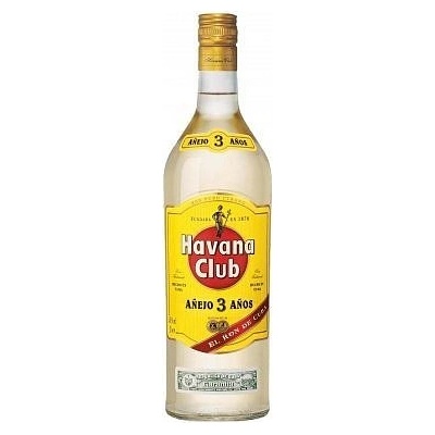 Havana Club 3y 40% 3 l (holá láhev)