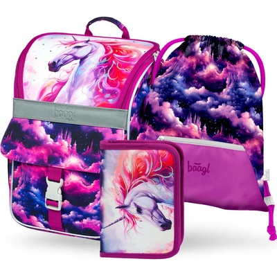 Baagl SET 3 Zippy Jednorožec Království