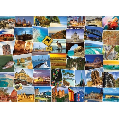 Eurographics Světoběžník Austrálie 1000 dielov