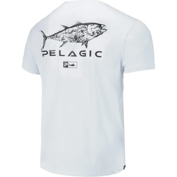 PELAGIC Тениска с къс ръкав UPF 50+ PELAGIC PREMIUM UV GYOTAKU T-SHIRT White