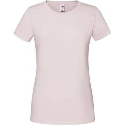 Pink Iconic 195 Ringspun Premium Premium Fruit of the Loom šedá