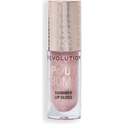 Revolution Lesk na pery Put Bomb Shimmer Lip Gloss Shine Pink 4,5 ml