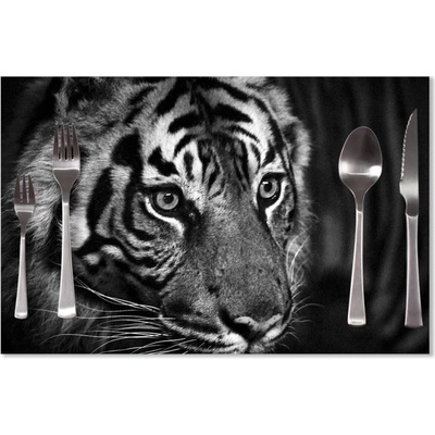 Sablio Prestieranie Čiernobiely tiger 40x30cm