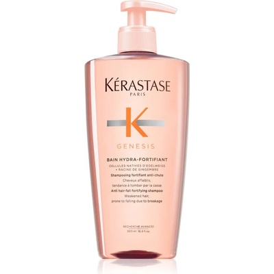 Kérastase Genesis Bain Hydra-Fortifiant подсливащ шампоан за слаба, склонна към оредяване коса 500ml