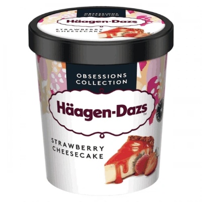 Häagen-Dazs Сладолед Ягодов чийзкейк Haagen Dazs 460мл