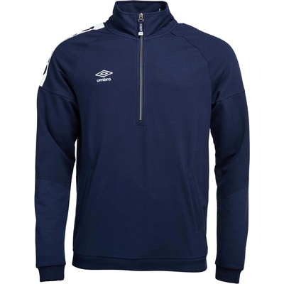 Umbro Piers s krátkym zipsom tmavo modrá