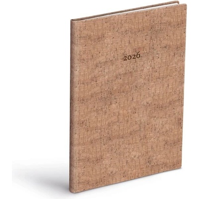 Helma365 Soft cork A5 Týdenní 2026 korkový