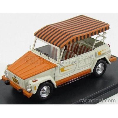 Matrix scale models Volkswagen Type 181 Thing Hawaian Edition 1979 Bílá Oranžová 1:43