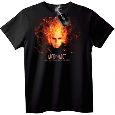 NOONEBRAND Тениска Lord of the Lost Огън - 7XL, White