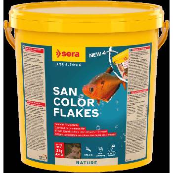 Image 1 of Sera San Nature - Универсална храна за подсилване на цветовете на рибите 10 000 мл. 2кг