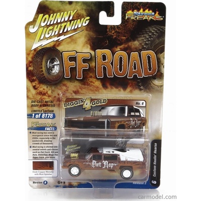 Johnny lightning Ford usa Haulin Hearse Carro Funebre Funeral Car Off Road 1970 Hnědá Bílá 1:64