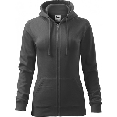 Malfini Trendy Zipper 41136 oceľová šedá