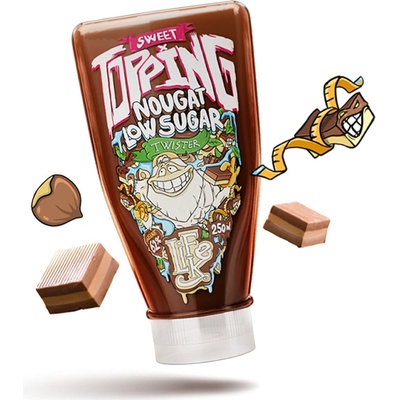 Lifelike Sweet topping Nougat low sugar twister 250g