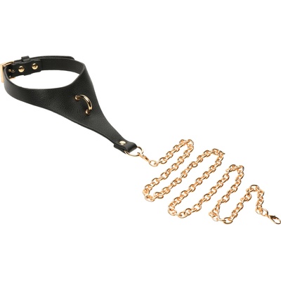 Master Series Captivate Collar with Body Chain Black