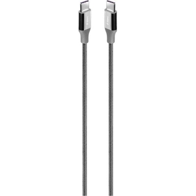 Ttec Кабел ttec - AlumiCable, Fast Charge, USB-C/USB-C, 3 m, 65W, сив (8694470827933)