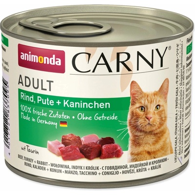 Animonda Carny Adult hovädzie, morka, králik 200 g