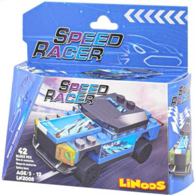 Linoos Stavebnice speed racer - auto sportovní