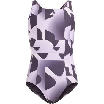 Adidas Юношески бански костюм Adidas Seas GRX Swimsuit Juniors - Lilac/Black