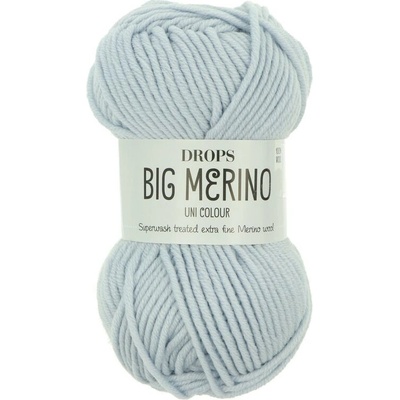 Drops Big Merino UNI 23 bledo modrá