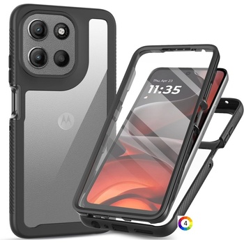 Image 1 of Motorola Clear Case for Motorola Moto G86 5G / Power 5G | Комплект с Протектор | Черен, Тъмносин, Лилав, Розов