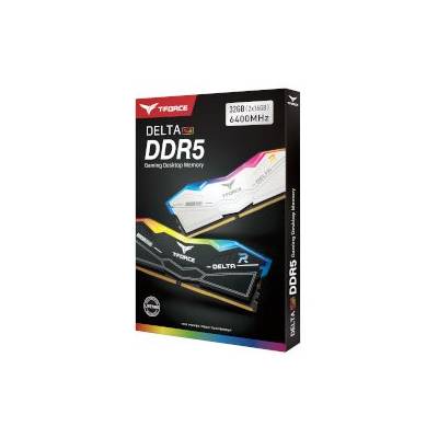 Desktop RAM T-Force Delta 32GB Kit 6400MHz Black