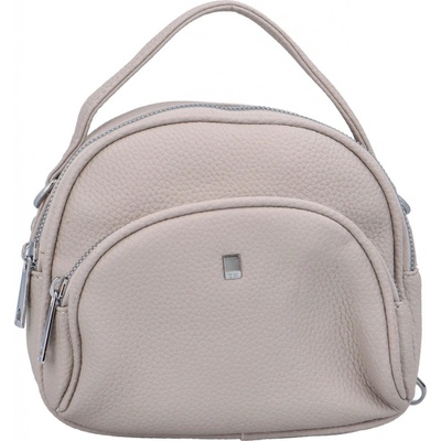 Buclatá malá dámská koženková crossbody Nardy šedá