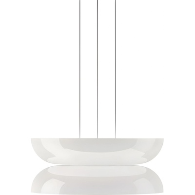 Дизайнерски пендел Pluto Double | Бяло стъкло | 14W | 3000K | Цена 184, 80€ (361, 44 лв) (10245P/A S)