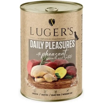 Luger’s Superfood Luger`s Dog храна за кучета с фазан и картофи, 400gr