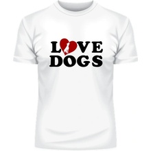 Dámské tričko American Staffordshire Terrier Love dogs