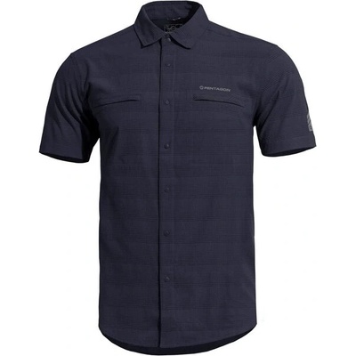 PENTAGON риза с къс ръкав Ripple, Midnight Blue (K02028-05MB)