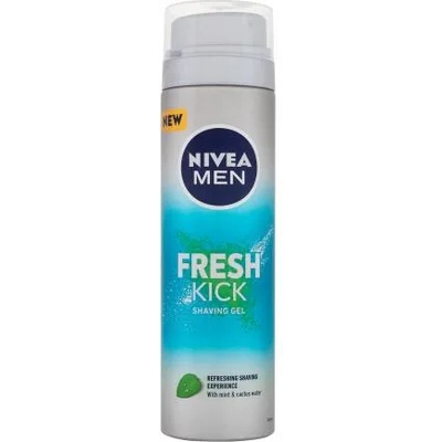 Nivea Men Fresh Kick Shaving Gel гел за бръснене 200 ml за мъже