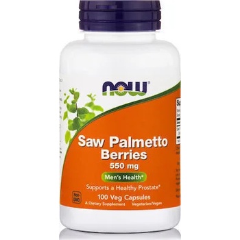 NOW Хранителна добавка Сао Палмето, Now Saw Palmetto Berries 550 mg, 100 caps