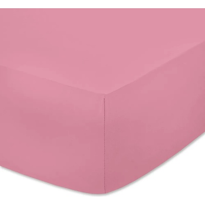 Пастелно розов чаршаф с ластик - трико