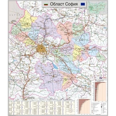 Mapmedia Карта на област София