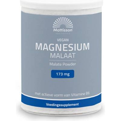 В помощ на сърцето и мускулите - Магнезий (малат), 200 g прах Mattisson Healthstyle (MT2323)