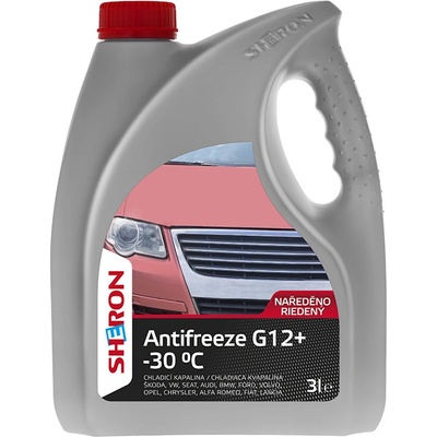 Sheron Antifreeze G12+ -30 °C 3 l – Zboží Mobilmania