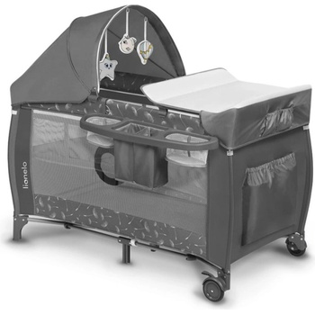 Lionelo Бебешка кошара Lionelo Sven Plus Grey Concrete (5903771705561)