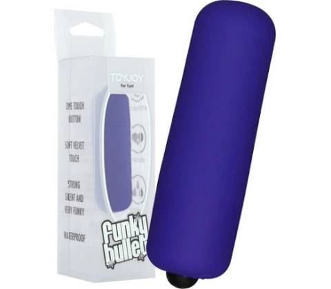 Vibrátor FUNKY BULLET žltý